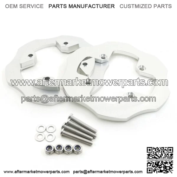 CNC Dual Sprocket Guard Chain Protectors For Honda TRX450ER TRX 450ER 2006-2014 For: Honda - Image 3