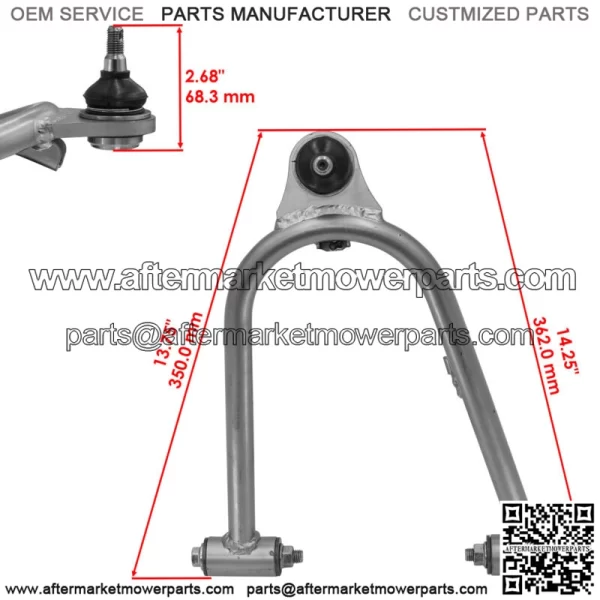 52440-07G10-YD8 Front A Arm For Suzuki Quadsport Z400 LTZ400 2x4 2003-2008 - Image 2