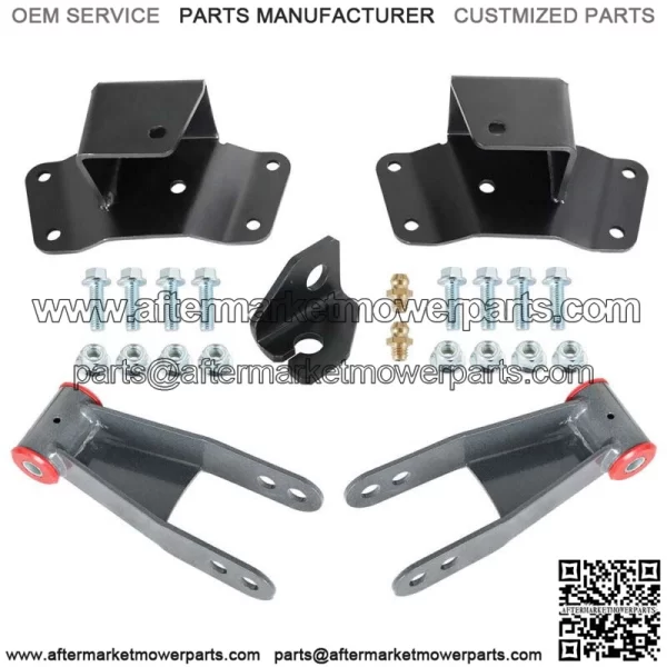 For 1988-1998 Chevy GMC 1500 C15 K15 Truck 4" Rear Drop Kit Shackles & Hangers - Image 3