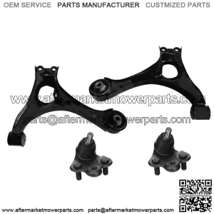 For 2006-2011 Acura CSX 2.0L Front Lower Control Arm Set Ball Joints Black 4pc