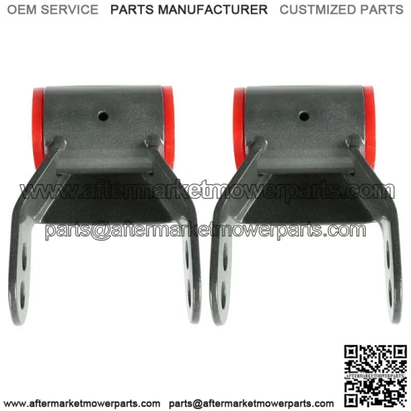 For 1988-1998 Chevy GMC C1500 C2500 2WD Rear Shackle 1.5" or 2" Lift Kit Black - Image 2