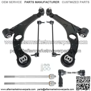 8PC Front Lower Control Arms + Tierods Sway Bars Fit for 2013 - 2016 Dodge Dart