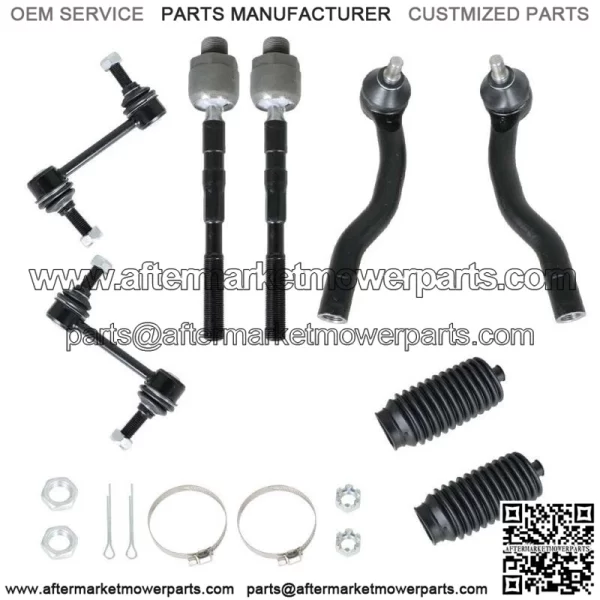 Front Sway Bar Link Tie Rod Kit for 2007-2014 Ford Edge Lincoln MKX 8pc