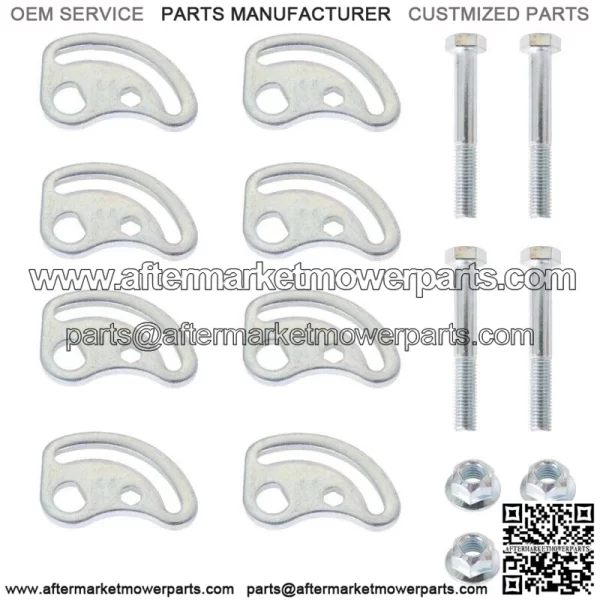 Pair Front Upper Control Arm Alignment Camber Bolt Kit LH Driver or RH Passenger