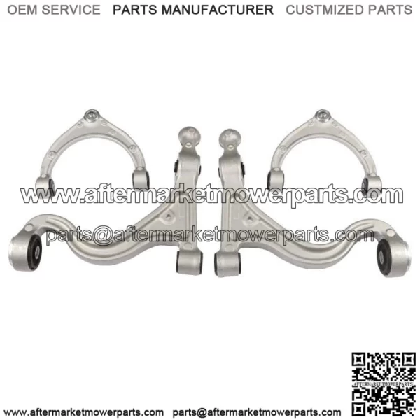 Front Upper + Lower Control Arms 4PCS Fit For 2010-2013 Porsche Panamera - Image 4