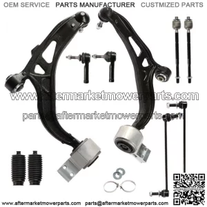 10pc For Ford Explorer Steering Suspension Kit Control Arms Tie Rod End Links