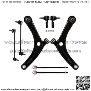 8pcs For 2007-2013 Lancer Outlander Front Control Arm Ball Joint Suspension Kit