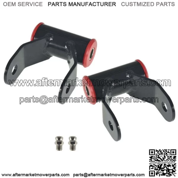 2x For 2002-2008 Dodge Ram 1500 2WD Drop Shackle Lowering Shackles Leveling Kit - Image 2