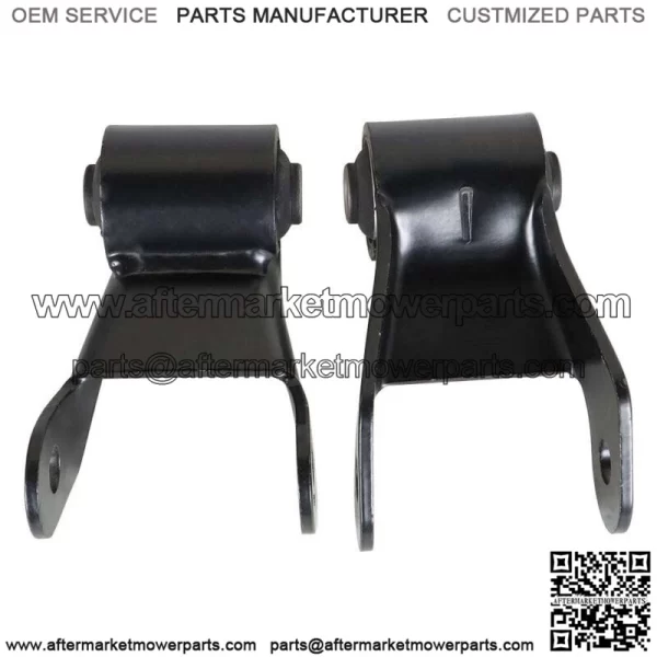 For 1988-1997 Chevy GMC K2500 Rearward Leaf Spring Shackle & Bracket Hanger Set - Image 4