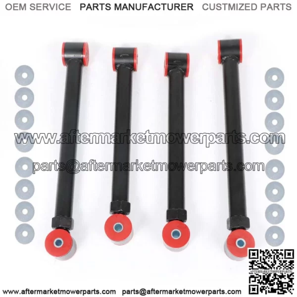 For Dodge Ram 94-09 4X4 Upgraded Adjustable Front Upper Lower Control Arms 0-6" - Image 4