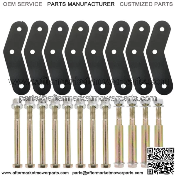 For 1987-1995 Jeep Wrangler YJ  4pcs 1.5" Front & Rear Level Lift Kit Shackles - Image 2