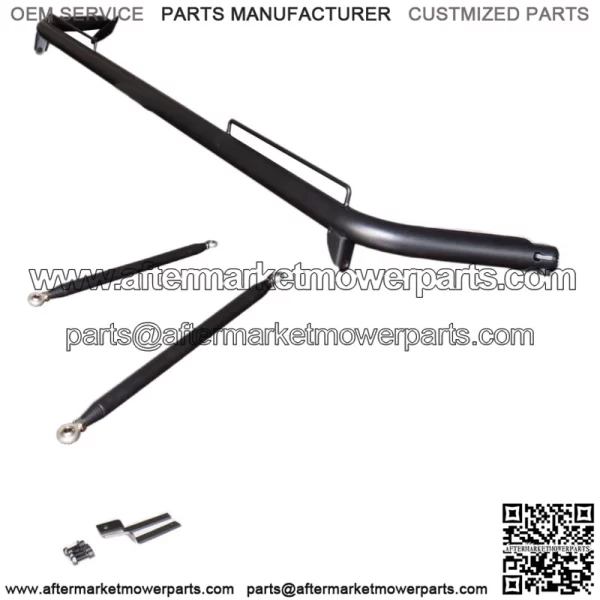 Stainless Steel Harness Bar for 2011-2014 DODGE CHARGER Black Finish - Image 2