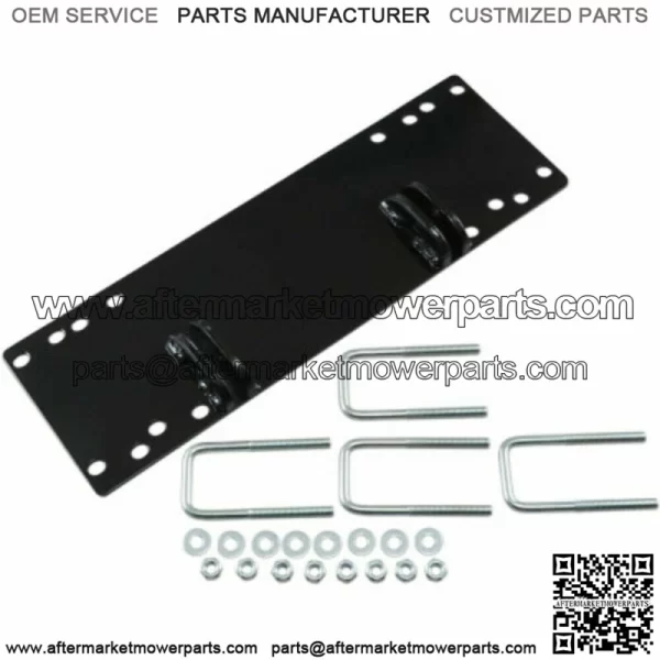 Utility Snow Plow Bottom Mounting Plate Offroad ATV Kawasaki Yamaha Rhino (Fits: Yamaha Rhino 660)