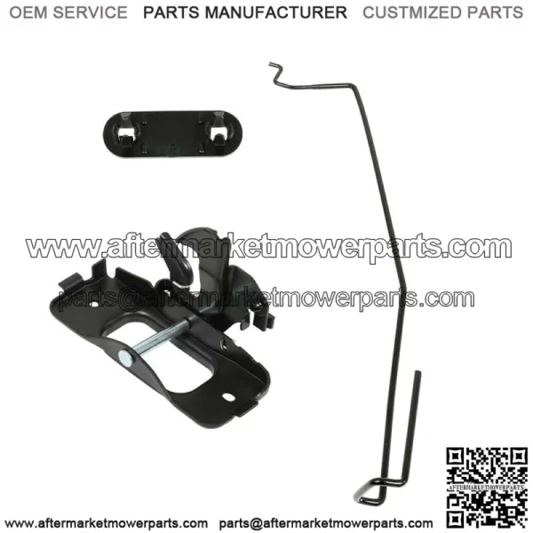 Hood Latch & Catch Striker & Rod & Safety Catch Kit For Dodge Ram 1500