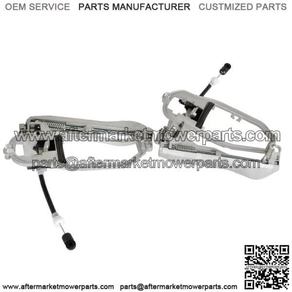 For BMW E53 X5 2000-2006 Front Left & Right Side 2Pcs Door Handle Frame Carriers - Image 4