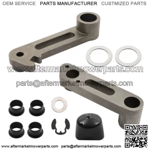 M111358 M131119 Deck Idler Arms Ternsioner & Bushing Rebuild Kit for John Deere