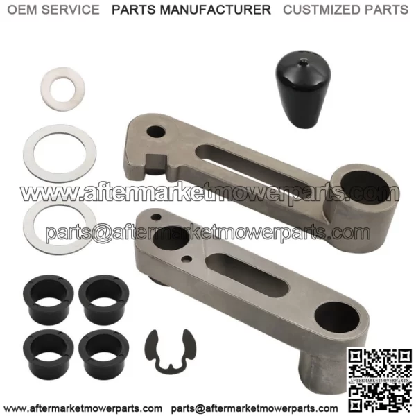 M111358 M131119 Deck Idler Arms Ternsioner & Bushing Rebuild Kit for John Deere - Image 2