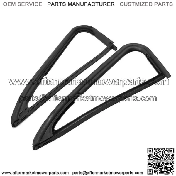 Front Vent Glass Window Weatherstrip Seals Set For 1981-91 Chevy Blazer - Image 2