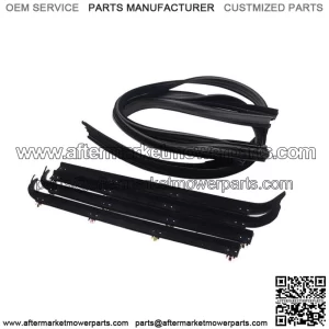 6pc Window Sweep/Run Channel Weatherstrip Set For 1987-1997 Ford Pickup Truck