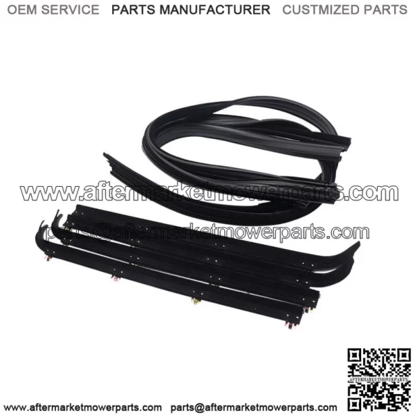 6pc Window Sweep/Run Channel Weatherstrip Set For 1987-1997 Ford Pickup Truck