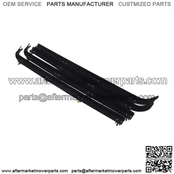 6pc Window Sweep/Run Channel Weatherstrip Set For 1987-1997 Ford Pickup Truck - Image 5