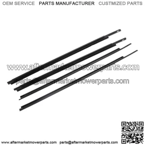 For Toyota Sequoia 2008 2009-2019 2020 4 PCS SET Door Belt Molding Weatherstrip