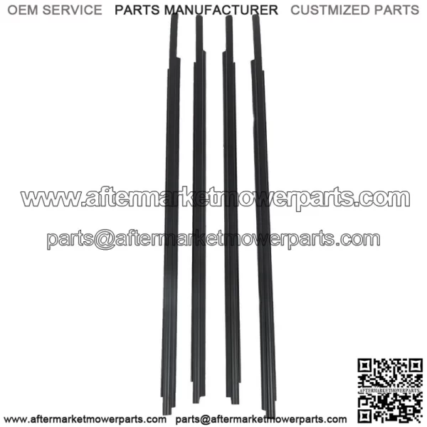For Toyota Sequoia 2008 2009-2019 2020 4 PCS SET Door Belt Molding Weatherstrip - Image 2