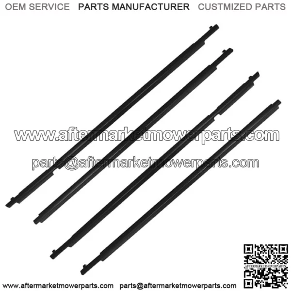 4pcs Car Weather Strip Window Moulding Trim Seal Belt For Toyota RAV4 2009-2012 - Image 2