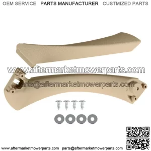 Left Rear Beige Inner Outer Door Panel Handle Pull Trim Cover For Bmw E90 328i