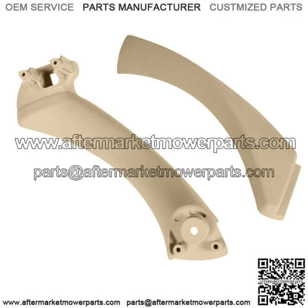Left Rear Beige Inner Outer Door Panel Handle Pull Trim Cover For Bmw E90 328i - Image 2