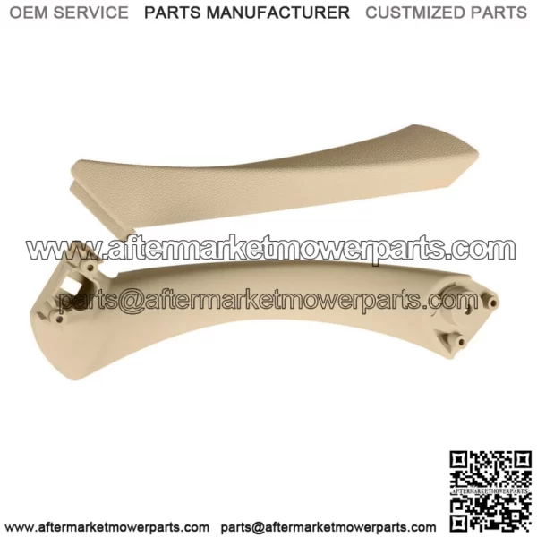 Left Rear Beige Inner Outer Door Panel Handle Pull Trim Cover For Bmw E90 328i - Image 3