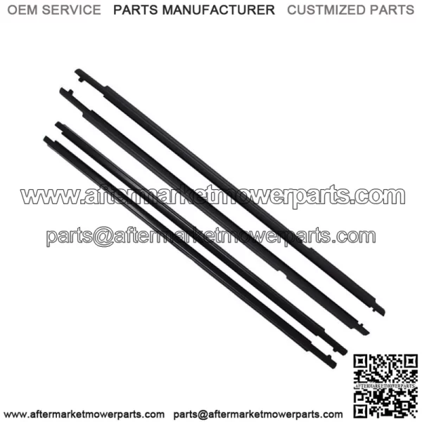 4pc Weatherstrip Window Molding Trim Sill Seal Belt For Toyota Highlander 08-10 - Image 4