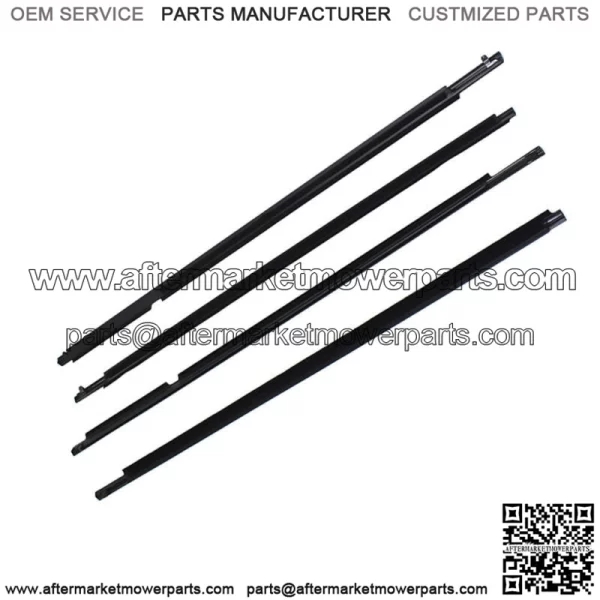 4pc Weatherstrip Window Molding Trim Sill Seal Belt For Toyota Highlander 08-10 - Image 5