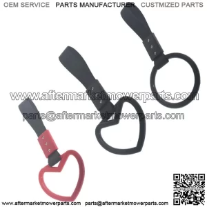 Handle Strap Charm Drift Heart Jdm Tsurikawa Ring Subway Train Bus New Black