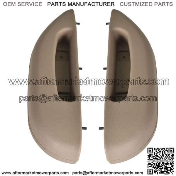 Tan Front Driver Passenger Set Inside Pull Handle Cover For 96-02 Chevy Express - Image 3