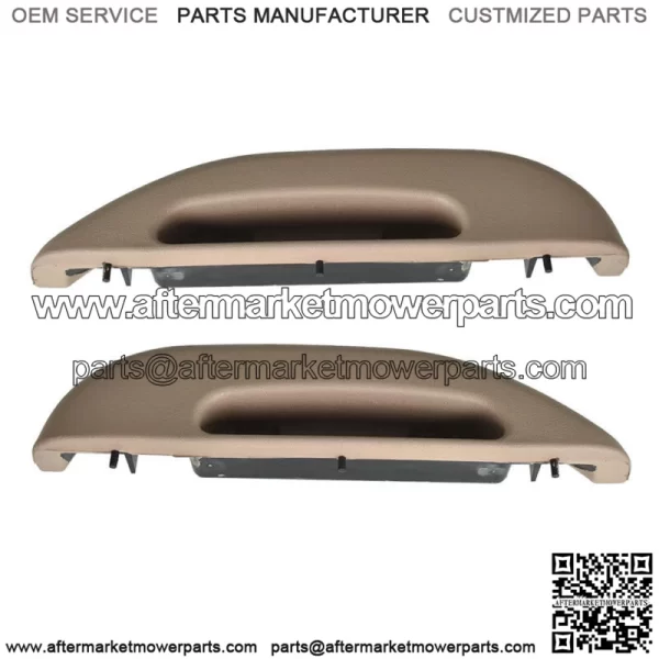 Tan Front Driver Passenger Set Inside Pull Handle Cover For 96-02 Chevy Express - Image 4