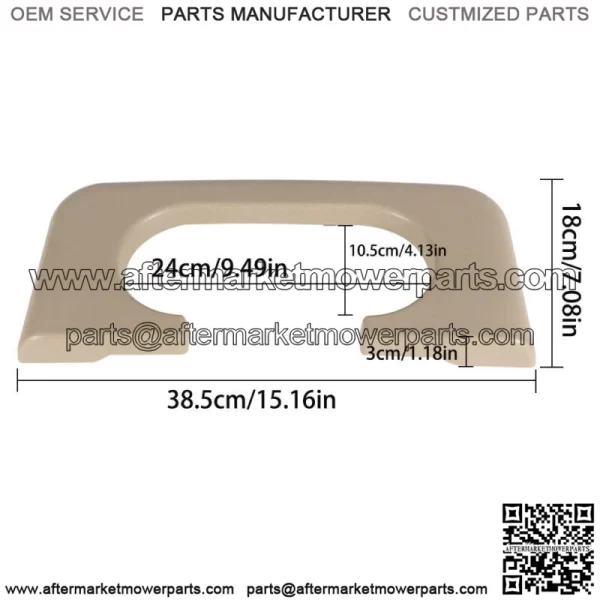 Beige Center Console Cup Holder Pad Replacement For Ford F250-350 1999-2010 - Image 4