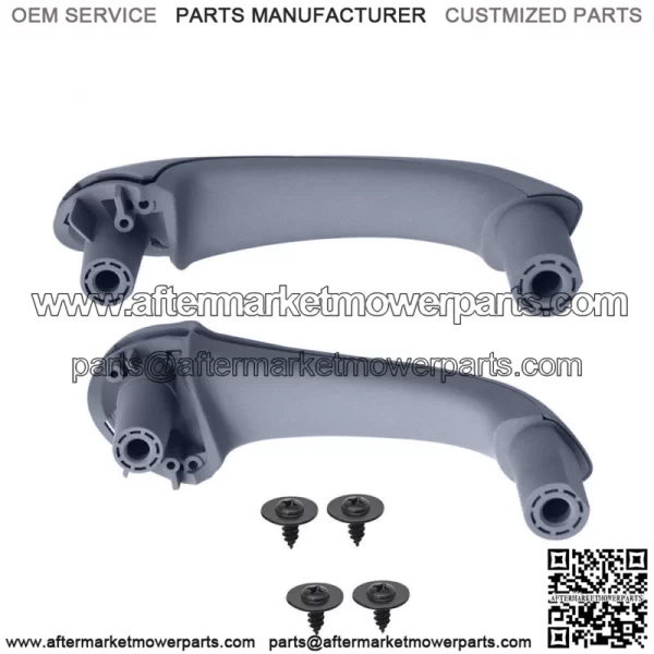 Front Left+Right Interior Door Handles For Mercedes Benz W203 C-Class 03-07 Gray - Image 2