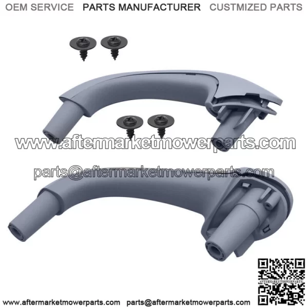 Front Left+Right Interior Door Handles For Mercedes Benz W203 C-Class 03-07 Gray - Image 4