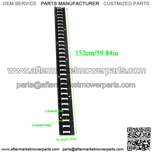 Eight 5' E-Track Tie-Down Rail, Powder-Coated Steel E-Track Tie-Downs - Image 3