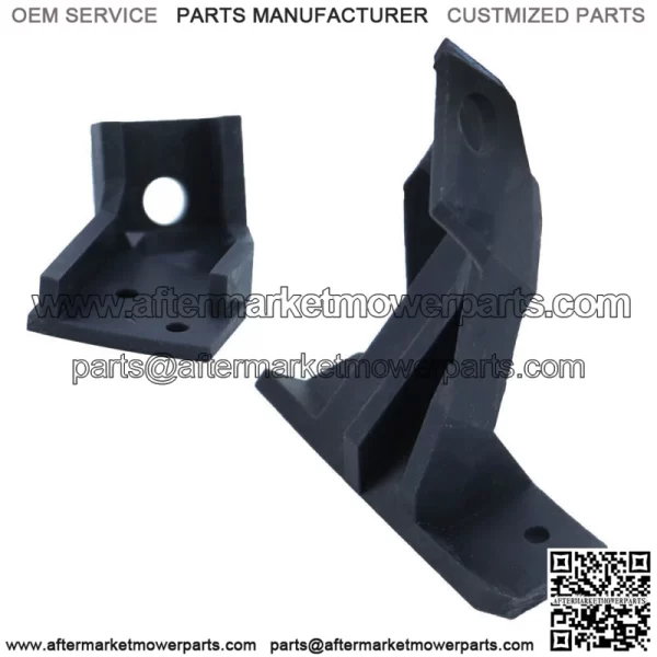 Black Right Passenger Door Panel Bracket Combo Pack For GMC Saab Isuzu 2002-2009 - Image 3