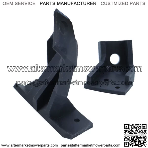 Black Right Passenger Door Panel Bracket Combo Pack For GMC Saab Isuzu 2002-2009 - Image 4