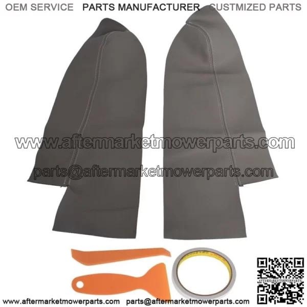For 07-12 Honda CR-V CRV Microfiber Leather Front Door Panels Armrest Cover 2pcs - Image 3