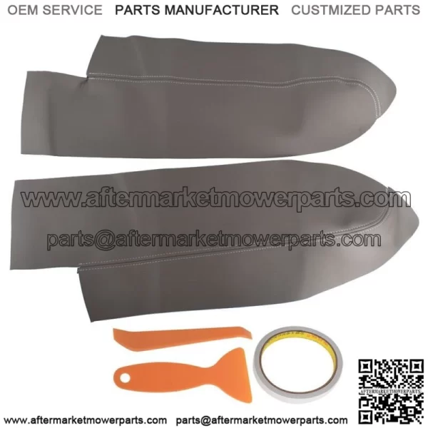 For 07-12 Honda CR-V CRV Microfiber Leather Front Door Panels Armrest Cover 2pcs - Image 4