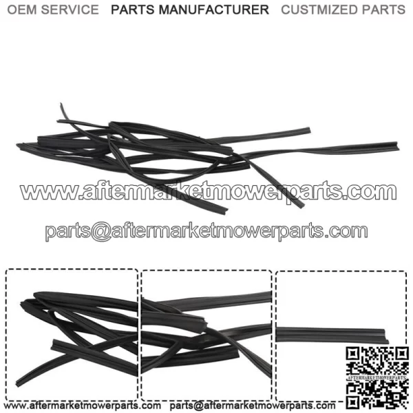 Door Glass Run For Toyota 91-97 Land Cruiser LX450 FJ80 FZJ80 Front Rear RH&LH - Image 4