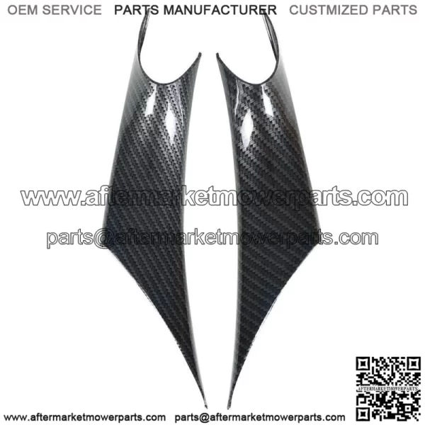 For BMW 3 4 F30 F35 2PCS Carbon Fiber Inside Inner Door Handle Cover Case Trim - Image 3