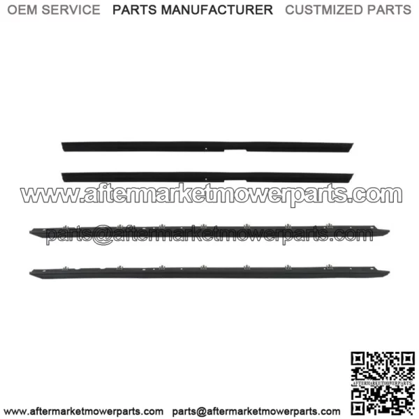 Window Sweep Weatherstrip Felt Seal Kit For 1984-1989 Chevrolet Corvette