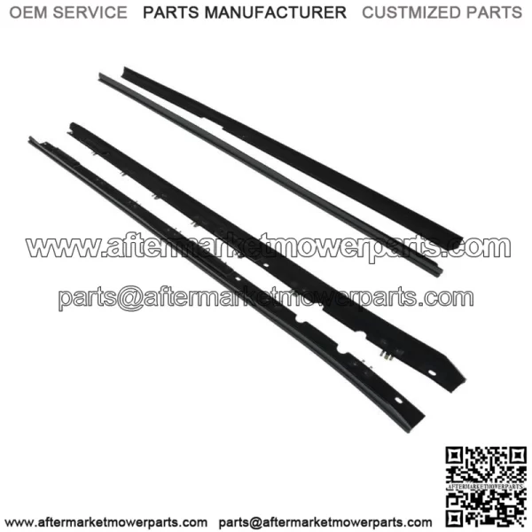Window Sweep Weatherstrip Felt Seal Kit For 1984-1989 Chevrolet Corvette - Image 3