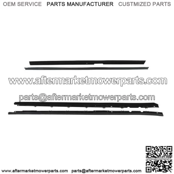 Window Sweep Weatherstrip Felt Seal Kit For 1984-1989 Chevrolet Corvette - Image 5