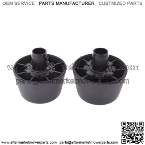 For 07-18 Jeep Wrangler JK Body Black Rubber Bumper Cushion Hood Stoppers 2pcs